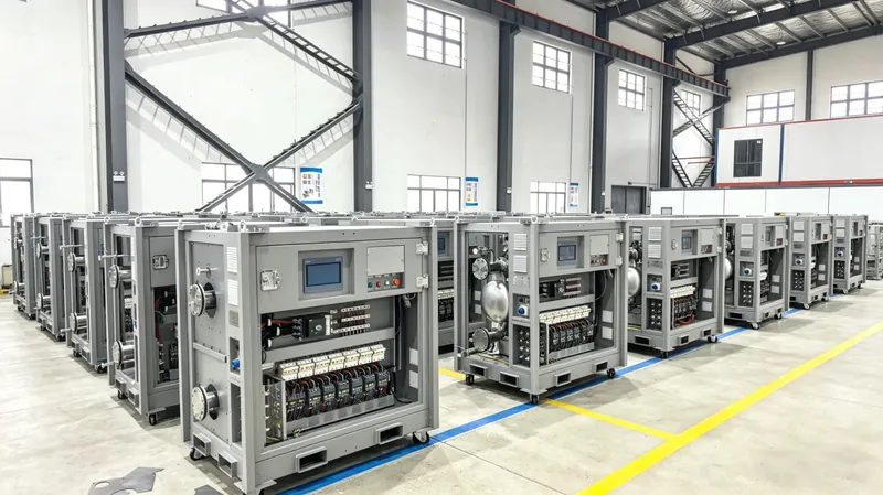 Production line of EAK load cabinets